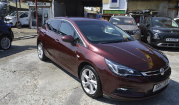 VAUXHALL ASTRA 1.4T 16V 150 SRi 5dr 2017 PETROL AUTOMATIC ONE OWNER ULEZ COMPLIANCE full